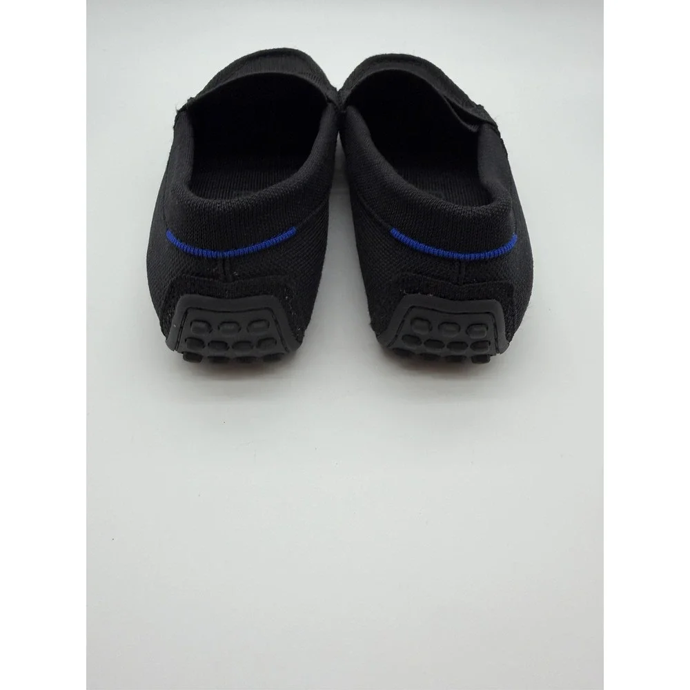 Rothy's Men's The Driving Loafer Knit Slip On Flat Shoes Mocs Black Size 8